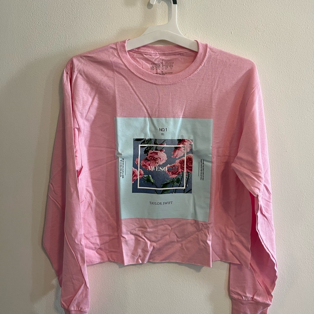 Taylor Swift Pink Graphic Sweater